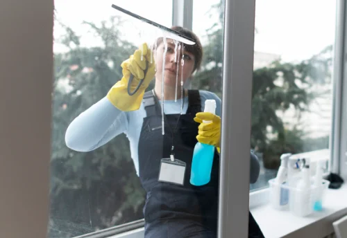 Nettoyage de vitres intérieures et extérieures à Vellefaux